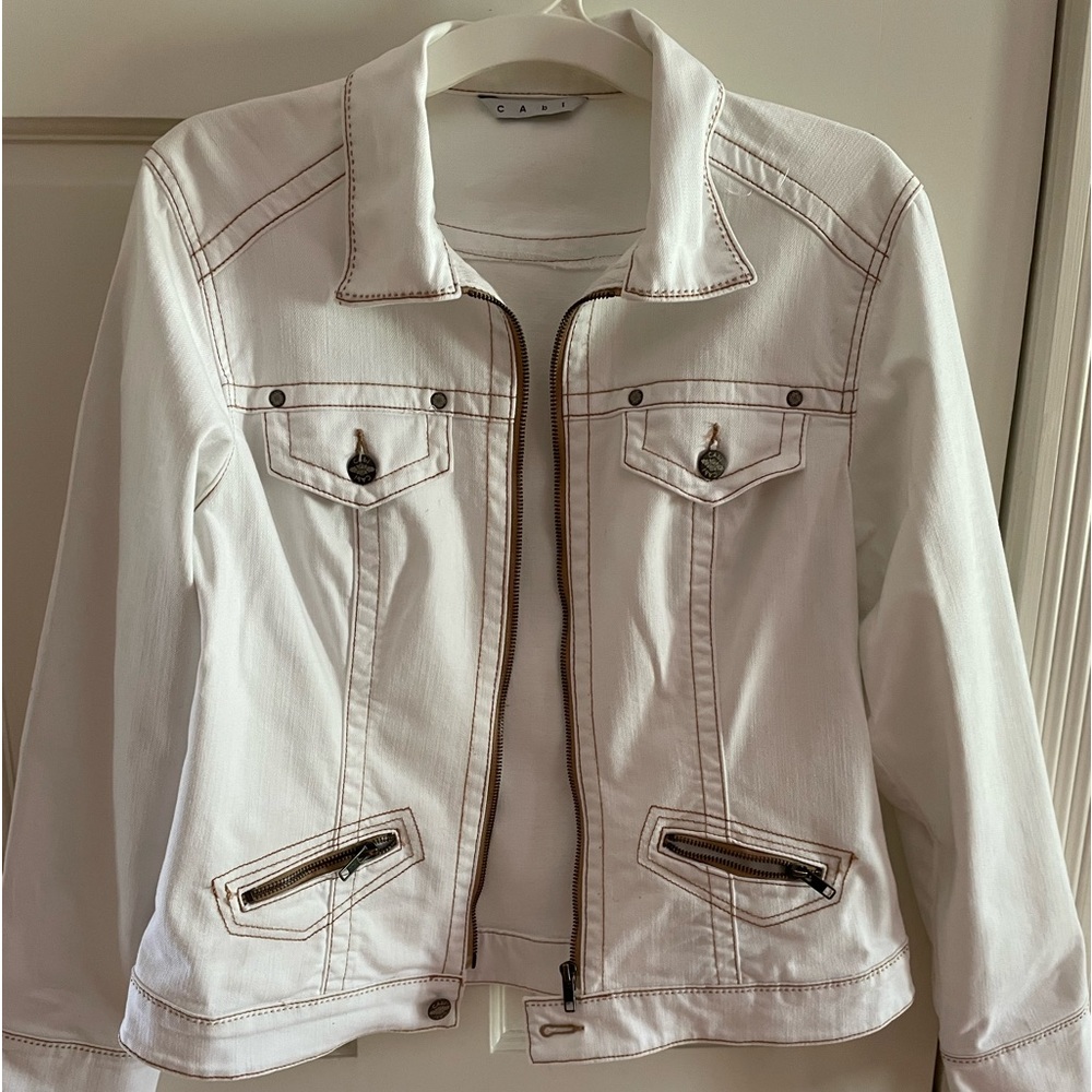 White Denim Jacket